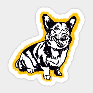 Cute Welsh Corgi Sticker